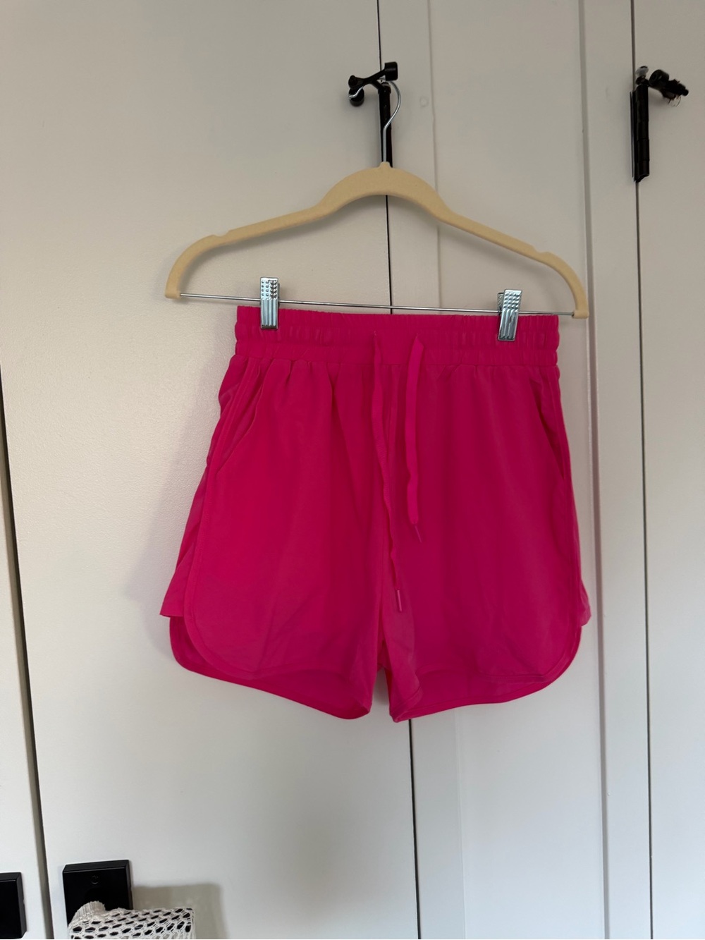 BuffBunny Hot Pink Athletic Shorts with Drawstring